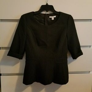 HUGO BOSS Ivero Peplum Career work Zip Top 4